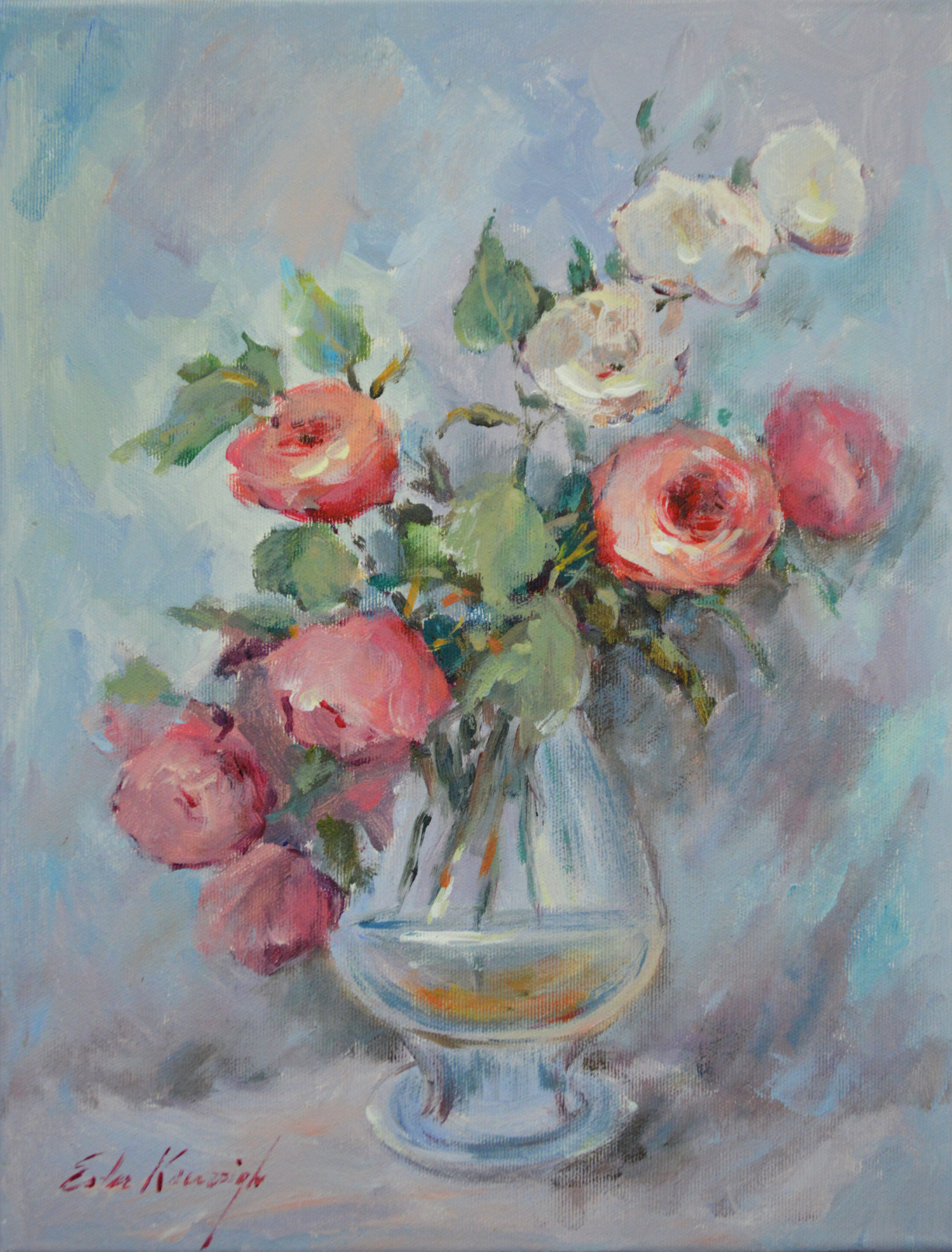Ruže v pohári
